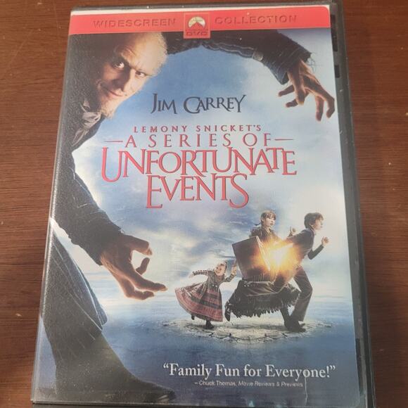 Lemony Snicket DVD Widescreen Jim Carrey Dark Comedy Family Adventure 2004 - Picture 2 of 5